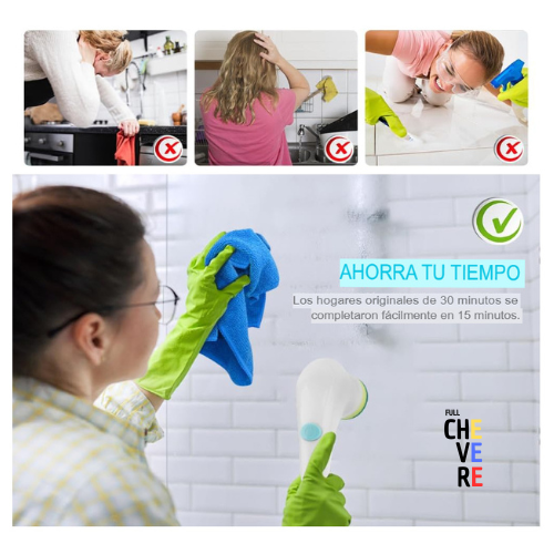 CEPILLO DE LIMPIEZA AUTOMÁTICO 5 EN 1