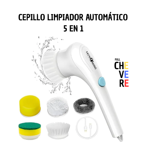 CEPILLO DE LIMPIEZA AUTOMÁTICO 5 EN 1