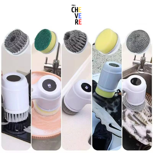 CEPILLO DE LIMPIEZA AUTOMÁTICO 5 EN 1